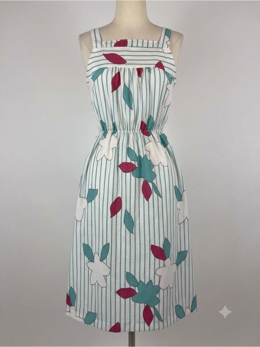VINTAGE MIDI DRESS SMALL - Picture 2 of 9